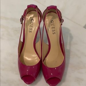 Guess Pinkish/plum 4” Heels